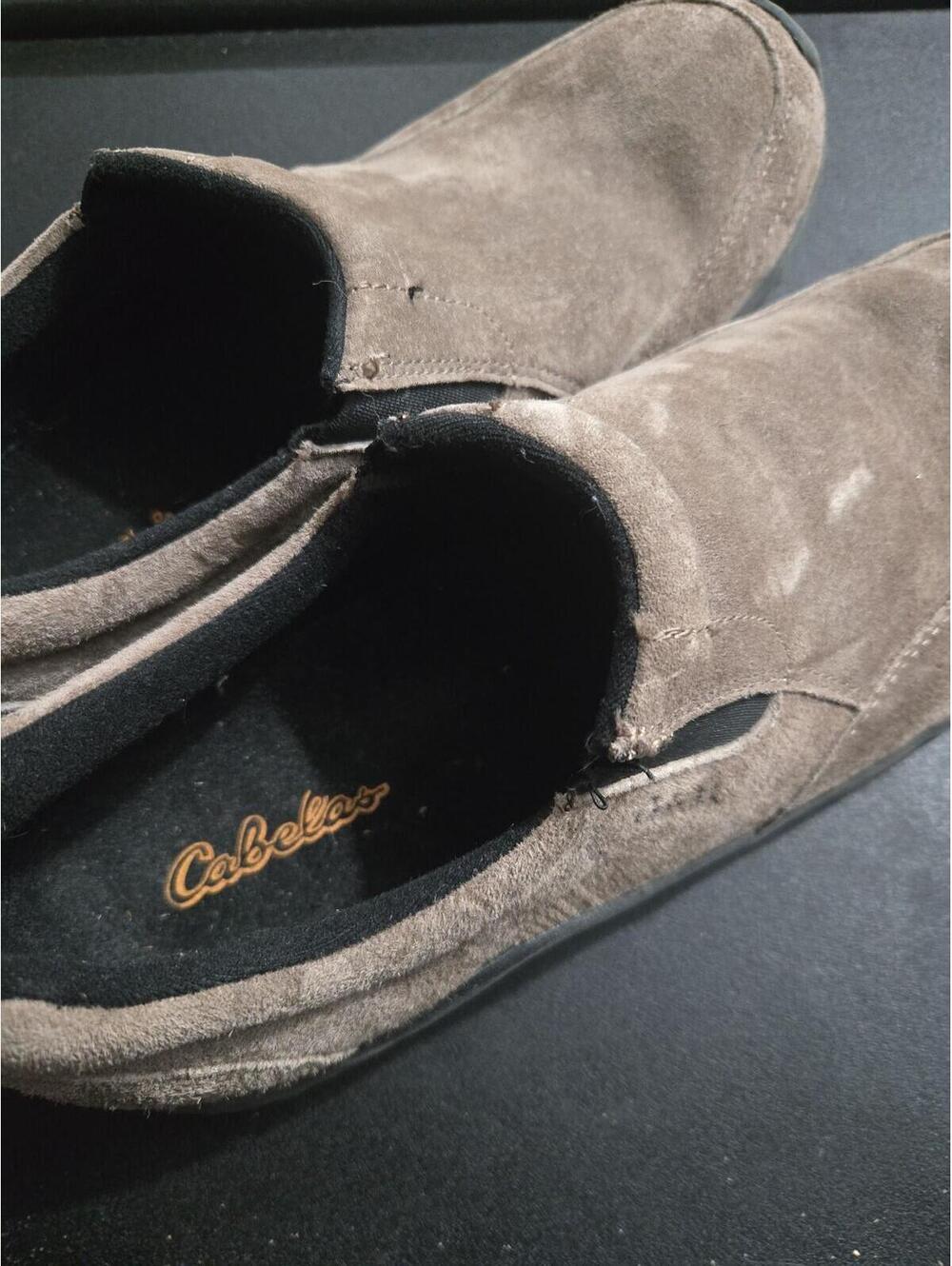 Cabela's Men's Brown Suede Slip-On Loafers Size 9.5 - Picture 5 of 6